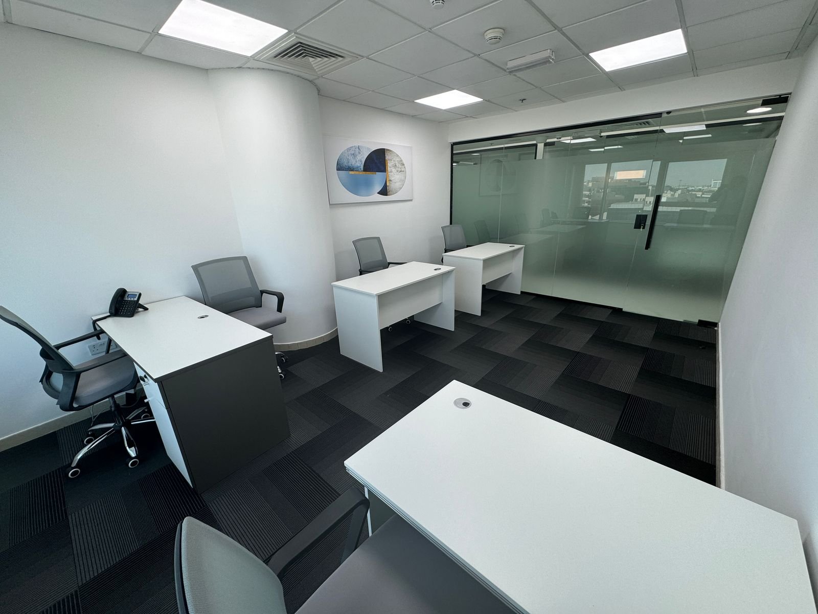 Furnished office cabin